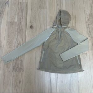 Outdoor Voices FrostKnit Hoodie Half Zip - Small - Mojave Tan